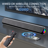 Barre de son TV 2.1 canaux avec subwoofer Barre de son avec USB HD MI ARC Optique Coaxial Aux BT Enceinte domestique sans fil Barre de son TV
