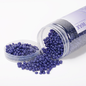 Vente en gros de 400g de cire dure dépilatoire en perles, hypoallergénique, parfum lavande, en conserve, pour l'épilation en salon et en vrac - Product Image 4