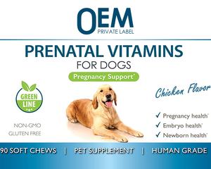 Probiotiques pour chiens, vitamines prénatales pour chiens, huile de poisson, favorise la Production de lait avec de l'acide folique, fer, Zinc, iode B, vitamines OEM - Product Image 5