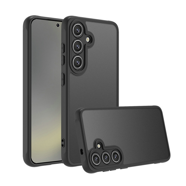 Hybrid Rugged Shockproof Phone Case for Samsung S25 Ultra S25 Plus New PC+TPU Rubber Coated Matte Frosted Mobile Phone Cases
