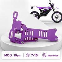 Support de plaque d'immatriculation pour feu arrière Super Septembre pour moto électrique tout-terrain – Matériau durable, pièce de qualité professionnelle