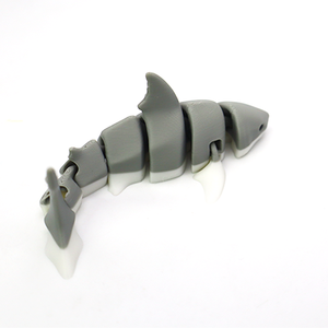 Figurines de requins multicolores imprimées en 3D créatives, jouets articulés animaux tendance, ornements pour artisanat, cadeaux, dinosaures, animaux - Product Image 5