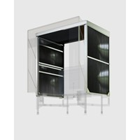 Panel House PH250 Punto de Carga Externo, Panel Sándwich de 40 mm, Acero Galvanizado, Sistema de Protección Contra la Intemperie