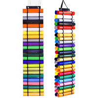 Porte-rouleau de rangement pour organisateur de vinyle Support mural au-dessus de la porte Porte-rouleau de vinyle suspendu pour artisanat