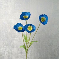 Fleurs artificielles en soie de pavot en gros, grand format, réalistes et parfumées, pour la rentrée scolaire, la maison, les fêtes, les centres de table et les décorations murales