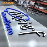 Enseigne LED Cornall, lettres en relief LED personnalisées, acrylique 3D rétroéclairé, multicolores, transformateur IP67, publicité intérieure, hôtels, bars, boutiques