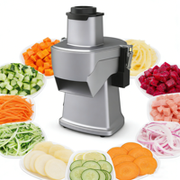 Máquina Cortadora de Frutas y Verduras Comercial de Alta Calidad, Procesador de Alimentos, Ensaladera, Rebanadora de Repollo para Restaurante