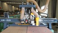 Máquina CNC de Alta Eficiencia para Trabajar la Madera, con Doble Sierra, Router ATC, Línea de Producción para Corte, Perforación y Mandrinado de Paneles