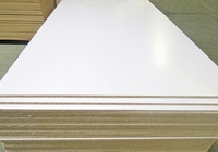 Panneau de particules de panneau de puce stratifié par mélamine blanche pour l'étagère de chaussures/étagère murale