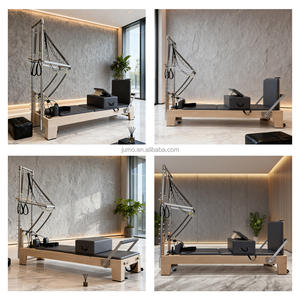 เครื่องออกกำลังกายไม้เมเปิ้ลพิลาทีสเครื่องออกกำลังกายทนทานใช้ในยิมเครื่องสร้างพิลาทิสพร้อมราวครึ่ง - Product Image 4