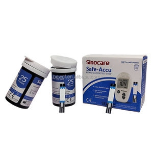 แผ่นทดสอบระดับน้ำตาลในเลือด <span class=keywords><strong>Safe</strong></span> <span class=keywords><strong>Accu</strong></span> Cost ของ <span class=keywords><strong>Sinocare</strong></span> - Product Image 5