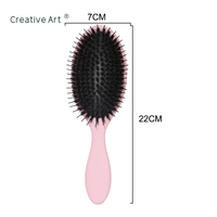 Bonne vente, ensemble de pinceaux à cheveux roses, manche de peinture en aérosol, coffret cadeau pour femmes avec toutes les fêtes