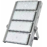 Projecteurs LED de stade 200W à haut facteur de puissance, boîtier en aluminium moulé, étanches IP65