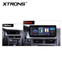 Autoradio Android 12,3 pouces pour Audi A4/A5 LHD/RHD 4+64 Go Qualcomm 662 Octa Core avec écran Nano Texture 2K CE-XTRONS