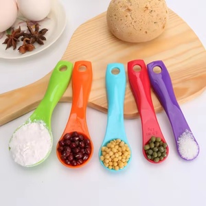 5 <b>Pcs</b>/set Cheap Price Colorful Baking Plastic <b>Mini</b> Powder Powder Measuring Cups and Spoon Set - Product Image 6