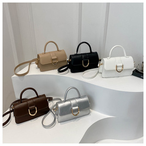 Borsa Quadrata Piccola alla Moda in Materiale PU con Motivo a Pietra - Product Image 6