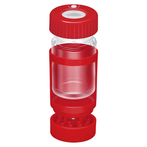 Gói Tùy Chỉnh Và Logo Thiết Kế Độc Đáo 4X Air Tight LED Magnifying JAR Herb Stash Jar MAG Jar Với Herb Grinder - Product Image 4