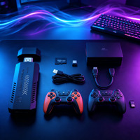 Console de jeu familiale HD X2 Ultra avec manette sans fil 2.4G, émulateur de jeux d'arcade rétro, jeu de société pour la maison