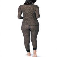 Sous-vêtements thermiques longs pour femmes, respirants, sans couture, antibactériens, écologiques, multicolores, logo personnalisé OEM imprimé