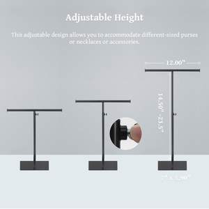 Wholesale AURORA T-<b>Bar</b> Customized Color Handbag Backpack Stand <b>Rack</b> Display Model 20240507 Customized Designs & Logo - Product Image 4