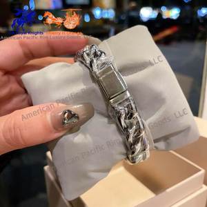 Reloj de Plata Vintage de la Marca H para Mujer, Diseño Retro de Lujo Ligero, Acero Inoxidable 316L, Cuarzo Ronda, Moda - Product Image 5