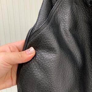 Pantalon en <span class=keywords><strong>cuir</strong></span> véritable pour femme, style mode, taille haute, motif litchi, en <span class=keywords><strong>cuir</strong></span> d'agneau véritable, doux - Product Image 4
