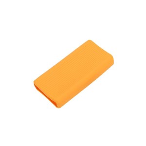 Silicone Power Bank Protective Case Orange Color Y-132 Sleeve For Battery Accessories - Product Image 1