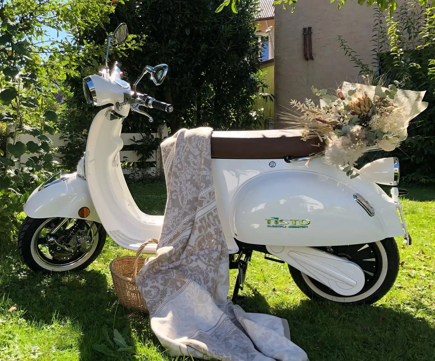 TISTO Scooter électrique vintage classique haute performance de style italien 2000w/3000W avec prix d'usine direct