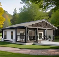 Maison ou hôtel modulaire moderne préfabriquée en panneaux sandwich EPS extensibles de 20 pieds/40 pieds
