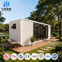 Maisonnette préfabriquée de luxe moderne Apple Cabin avec salle de bain, chambre et cuisine, prix direct usine