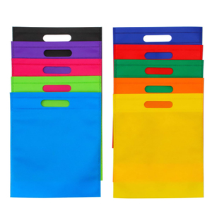 批发可重复使用的无纺布取走袋材料大容量可折叠无纺布扁平袋袋无纺布手提袋 - Product Image 3