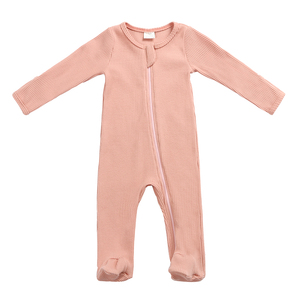 ชุดรอมเปอร์ผ้าฝ้ายเต็มตัวมีซิปเสื้อผ้าเด็กแรกเกิด - Product Image 6