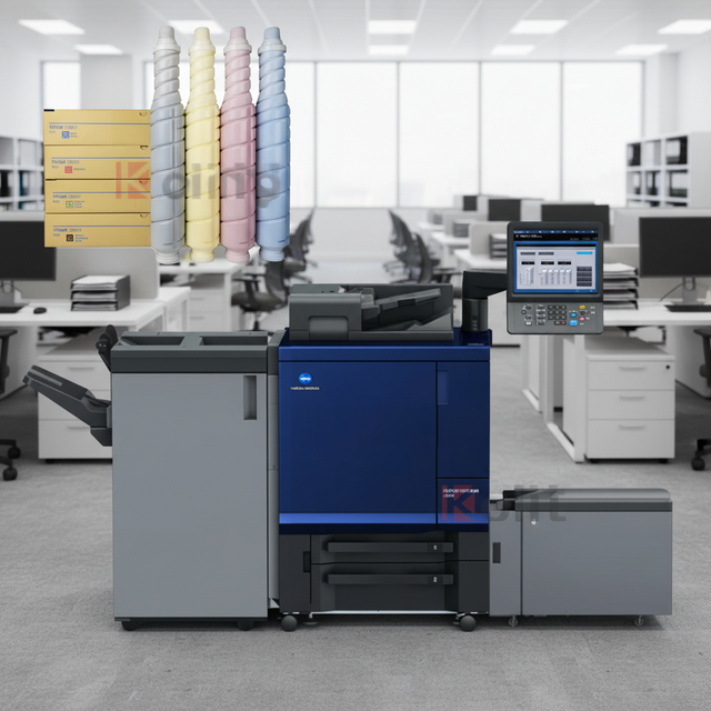 Genuine Konica Minolta AccurioPress C4080 A3 Color Laser Photocopier | 81ppm Intelligent Quality Control Production Printer