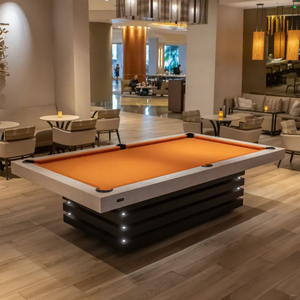 Table de billard de luxe sur mesure en ardoise 7ft 8ft 9ft, design moderne, table de billard américain avec plateau de salle à manger et <span class=keywords><strong>banc</strong></span> - Product Image 1