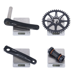 Juego de Bielas Bolany para Gravel, 42T, 170 mm, Aleación de Aluminio Hueca, Montaje Directo BSA BB68/73MM - Product Image 2