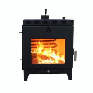 Radiador de conexión de fuego Real de acero independiente moderno para interior, sala de estar, cocina, comedor, calefacción, <span class=keywords><strong>chimenea</strong></span> de leñ<span class=keywords><strong>a</strong></span> - Product Image 1