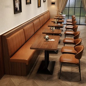 Panca Imbottita Personalizzata per Ristoranti Commerciali, Divanetto in Legno per Caffetterie, Bistrot, Sale da Pranzo - Product Image 2