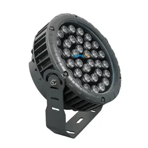 36W ภูมิทัศน์กลางแจ้ง DMX ควบคุม RGB Garden YARD LED น้ำท่วมรอบ