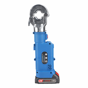 SME-300 Battery-Powered Hydraulic Crimping <b>Tool</b> - Straight Handle Cable Crimper SME-300 Battery Powered Cable Crimping - Product Image 2
