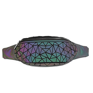 2021 marsupio marsupio marsupio marsupio per <span class=keywords><strong>donna</strong></span> e <span class=keywords><strong>donna</strong></span> in esecuzione elegante marsupio laser geometrico luminoso PU - Product Image 1