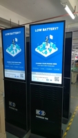 Bornes de recharge pour téléphones portables d'aéroport, partage de batteries externes, distributeur automatique de batteries 48 emplacements, location de chargeurs portables, SDK basé sur le cloud