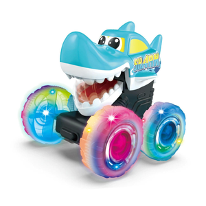 Camiones monstruo de <span class=keywords><strong>juguete</strong></span> de fricción de plástico con tracción en las 4 ruedas con prensa ligera Go Cars escala 1:16 regalo Unisex para niños - Product Image 2