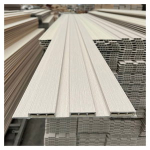 WPC Tường Nội Thất Ốp WPC lớn Tấm tường trang trí Gỗ nhựa composite tường Hội Đồng Quản Trị - Product Image 2