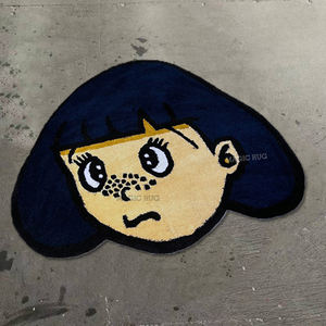 Vente chaude Logo Personnalisé Doux Acrylique Tapis Tufté À La Main Tapis Étrange Docteur Motif Conception Boucle Pile Technique pour La Décoration Intérieure - Product Image 3