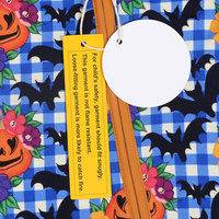 Pyjamas de costume d'Halloween pour bébés en gros d'usine, imprimé citrouille, chauve-souris, fantôme, pour fête de la Toussaint, combinaison pour bébé garçon et fille, OEM