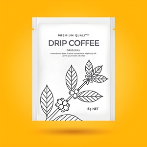 <span class=keywords><strong>Bolsas</strong></span> de Embalaje <span class=keywords><strong>Biodegradables</strong></span> de Papel <span class=keywords><strong>Kraft</strong></span> Reciclado con Lámina de Aluminio y Plástico para Té y Café Instantáneo en Polvo, Mini, Pequeñas, con Muesca de Apertura - Product Image 1