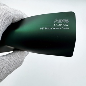 PET mat Venom yeşil PVC vinil Film vücut sarma renk değiştirme ve anti-çizik araba sarma - Product Image 1