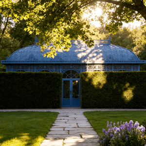 Tradizionale <span class=keywords><strong>serra</strong></span> <span class=keywords><strong>ornamentale</strong></span> in ferro con finitura rivestita in polvere di vetro Design impermeabile dettagli forgiati a mano - Product Image 6