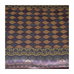 Colchas Jacquard estilo Jam-var de viscosa pura Paisley e hilo teñido patrón fundas de cama para uso decorativo en el hogar - Product Image 1