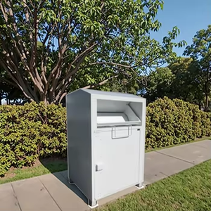 بيع بالجملة ملابس معدنية صناديق للتبرع في الشوارع في الحديقة الخارجية لإعادة تدوير الملابس - Product Image 2